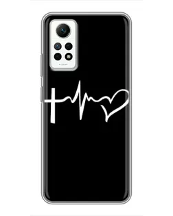 Чехол для Xiaomi Redmi Note 12 Pro (4g) с картинкой «Пульс веры»
