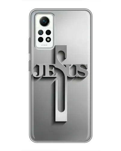 Чехол для Xiaomi Redmi Note 12 Pro (4g) с картинкой «Металлический крест Jesus» Чехол для Xiaomi Redmi Note 12 Pro (4g) с картинкой «Металлический крест Jesus»