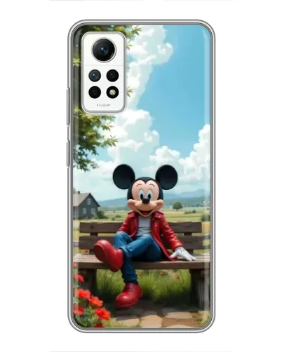 Чехол для Xiaomi Redmi Note 12 Pro (4g) с картинкой «Микки на скамейке» Чехол для Xiaomi Redmi Note 12 Pro (4g) с картинкой «Микки на скамейке»
