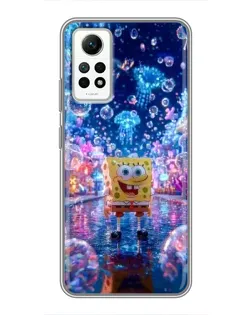 Чехол для Xiaomi Redmi Note 12 Pro (4g) с картинкой «Неоновый океан»