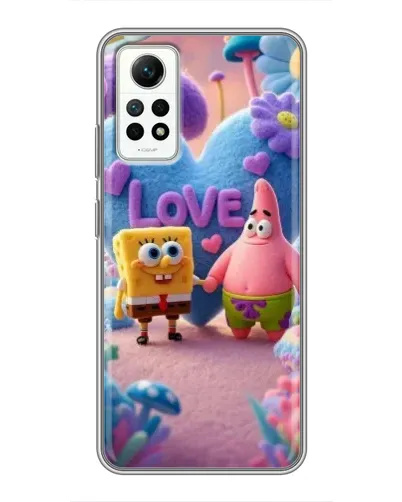 Чехол для Xiaomi Redmi Note 12 Pro (4g) с картинкой «Губка Боб Патрик»