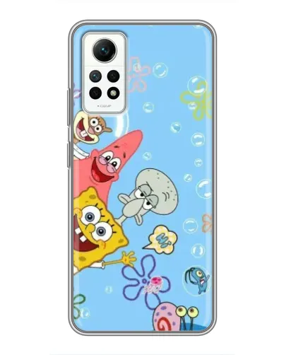 Чехол для Xiaomi Redmi Note 12 Pro (4g) с картинкой «Веселые пузырьки»