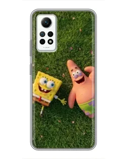 Чехол для Xiaomi Redmi Note 12 Pro (4g) с картинкой «Друзья на лужайке»