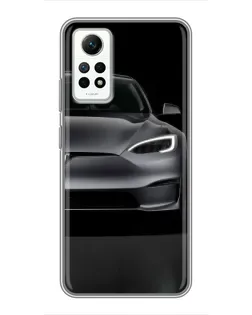 Чехол для Xiaomi Redmi Note 12 Pro (4g) с картинкой «Tesla Model S Look»