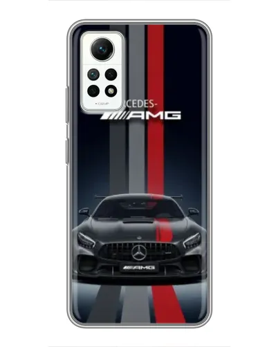 Чехол для Xiaomi Redmi Note 12 Pro (4g) с картинкой «Mercedes — белый карбон» Чехол для Xiaomi Redmi Note 12 Pro (4g) с картинкой «Mercedes — белый карбон»