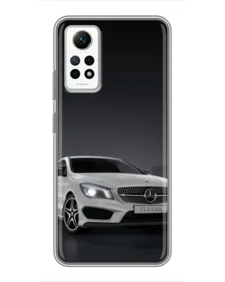 Чехол для Xiaomi Redmi Note 12 Pro (4g) с картинкой «Mercedes AMG GT Silver»