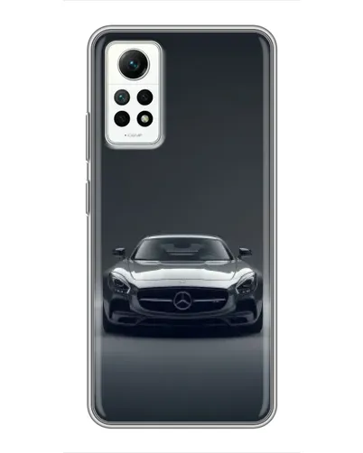 Чехол для Xiaomi Redmi Note 12 Pro (4g) с картинкой «Mercedes на черном» Чехол для Xiaomi Redmi Note 12 Pro (4g) с картинкой «Mercedes на черном»
