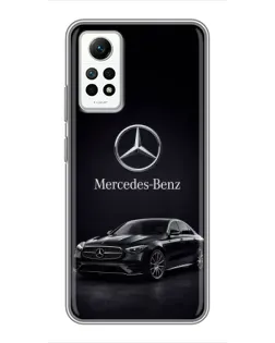 Чехол для Xiaomi Redmi Note 12 Pro (4g) с картинкой «Mercedes — решетка радиатора»