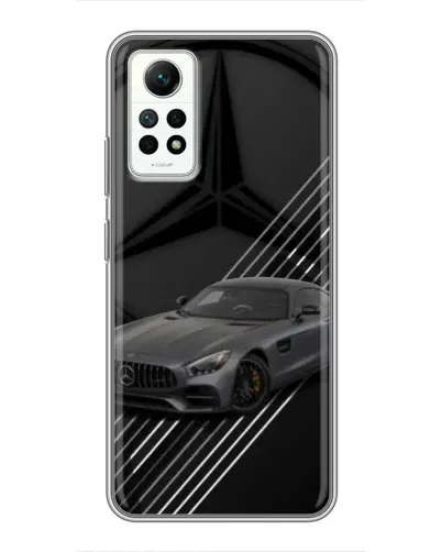 Чехол для Xiaomi Redmi Note 12 Pro (4g) с картинкой «Mercedes AMG — графика» Чехол для Xiaomi Redmi Note 12 Pro (4g) с картинкой «Mercedes AMG — графика»