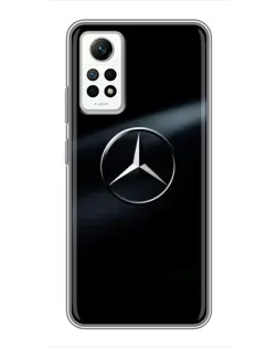 Чехол для Xiaomi Redmi Note 12 Pro (4g) с картинкой «Mercedes на металле»