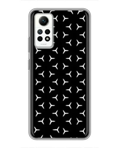 Чехол для Xiaomi Redmi Note 12 Pro (4g) с картинкой «Mercedes паттерн звезд» Чехол для Xiaomi Redmi Note 12 Pro (4g) с картинкой «Mercedes паттерн звезд»