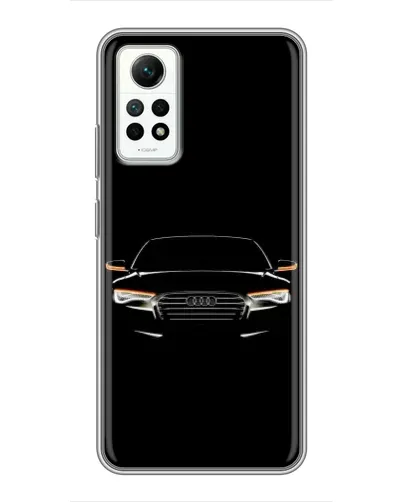Чехол для Xiaomi Redmi Note 12 Pro (4g) с картинкой «Audi — ночной контур»