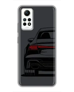 Чехол для Xiaomi Redmi Note 12 Pro (4g) с картинкой «Задняя часть Audi — арт»