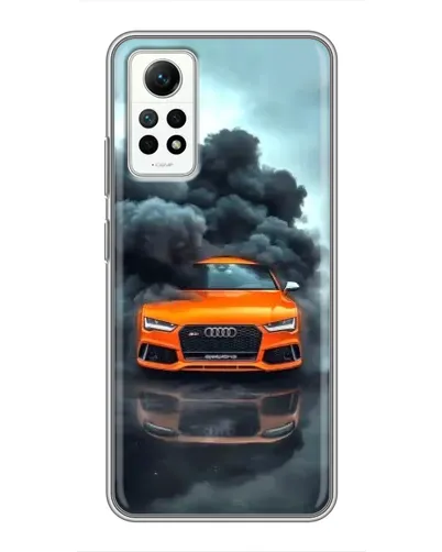 Чехол для Xiaomi Redmi Note 12 Pro (4g) с картинкой «Audi в облаках дыма»