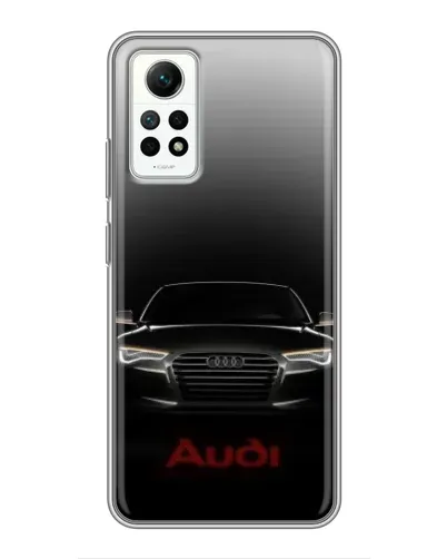 Чехол для Xiaomi Redmi Note 12 Pro (4g) с картинкой «Audi — градиентный контур»