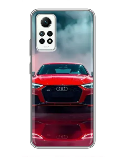 Чехол для Xiaomi Redmi Note 12 Pro (4g) с картинкой «Audi RS — красный стиль»