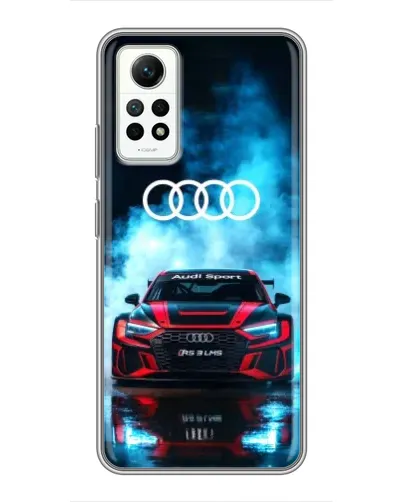 Чехол для Xiaomi Redmi Note 12 Pro (4g) с картинкой «Audi Sport — неон»
