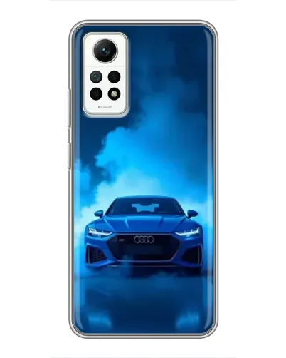 Чехол для Xiaomi Redmi Note 12 Pro (4g) с картинкой «Audi — голубая энергия»