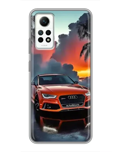 Чехол для Xiaomi Redmi Note 12 Pro (4g) с картинкой «Audi — закат»