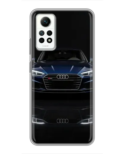 Чехол для Xiaomi Redmi Note 12 Pro (4g) с картинкой «Audi — ночное отражение»