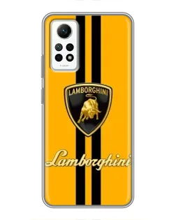 Чехол для Xiaomi Redmi Note 12 Pro (4g) с картинкой «Lamborghini Stripe желтый» Чехол для Xiaomi Redmi Note 12 Pro (4g) с картинкой «Lamborghini Stripe желтый»