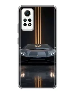 Чехол для Xiaomi Redmi Note 12 Pro (4g) с картинкой «Lamborghini золотые линии» Чехол для Xiaomi Redmi Note 12 Pro (4g) с картинкой «Lamborghini золотые линии»