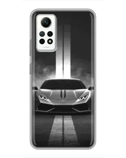 Чехол для Xiaomi Redmi Note 12 Pro (4g) с картинкой «Lamborghini симметрия дорог» Чехол для Xiaomi Redmi Note 12 Pro (4g) с картинкой «Lamborghini симметрия дорог»