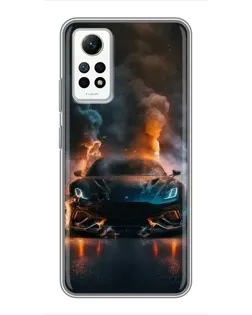 Чехол для Xiaomi Redmi Note 12 Pro (4g) с картинкой «Lamborghini дымная эстетика» Чехол для Xiaomi Redmi Note 12 Pro (4g) с картинкой «Lamborghini дымная эстетика»