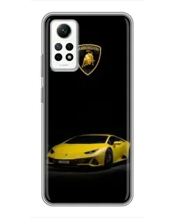 Чехол для Xiaomi Redmi Note 12 Pro (4g) с картинкой «Lamborghini желтый акцент» Чехол для Xiaomi Redmi Note 12 Pro (4g) с картинкой «Lamborghini желтый акцент»