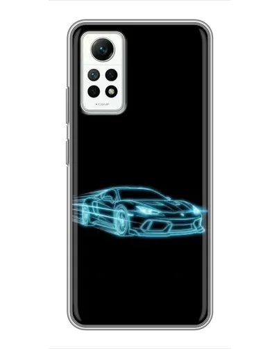 Чехол для Xiaomi Redmi Note 12 Pro (4g) с картинкой «Неоновый контур Lamborghini» Чехол для Xiaomi Redmi Note 12 Pro (4g) с картинкой «Неоновый контур Lamborghini»