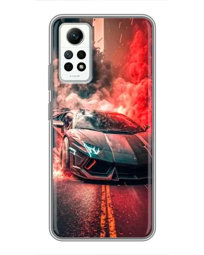 Чехол для Xiaomi Redmi Note 12 Pro (4g) с картинкой «Lamborghini красный дым» Чехол для Xiaomi Redmi Note 12 Pro (4g) с картинкой «Lamborghini красный дым»