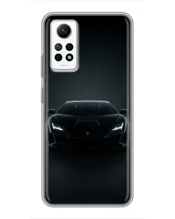 Чехол для Xiaomi Redmi Note 12 Pro (4g) с картинкой «Черный Lamborghini Aventador» Чехол для Xiaomi Redmi Note 12 Pro (4g) с картинкой «Черный Lamborghini Aventador»