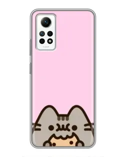 Чехол для Xiaomi Redmi Note 12 Pro (4g) с картинкой «Pusheen и печенье» Чехол для Xiaomi Redmi Note 12 Pro (4g) с картинкой «Pusheen и печенье»
