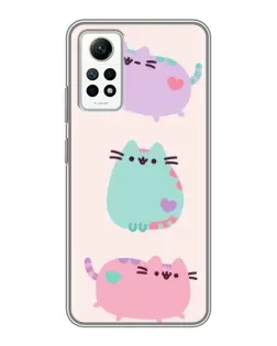 Чехол для Xiaomi Redmi Note 12 Pro (4g) с картинкой «Pusheen трио» Чехол для Xiaomi Redmi Note 12 Pro (4g) с картинкой «Pusheen трио»