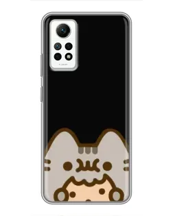 Чехол для Xiaomi Redmi Note 12 Pro (4g) с картинкой «Пушин на черном» Чехол для Xiaomi Redmi Note 12 Pro (4g) с картинкой «Пушин на черном»