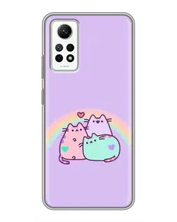 Чехол для Xiaomi Redmi Note 12 Pro (4g) с картинкой «Радужные Пушины» Чехол для Xiaomi Redmi Note 12 Pro (4g) с картинкой «Радужные Пушины»