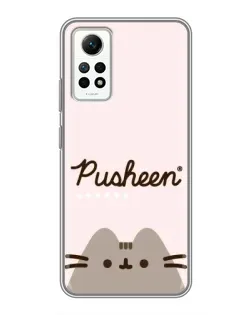 Чехол для Xiaomi Redmi Note 12 Pro (4g) с картинкой «Pusheen логотип» Чехол для Xiaomi Redmi Note 12 Pro (4g) с картинкой «Pusheen логотип»