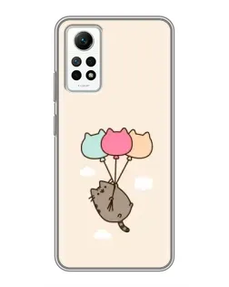 Чехол для Xiaomi Redmi Note 12 Pro (4g) с картинкой «Пушин на шариках» Чехол для Xiaomi Redmi Note 12 Pro (4g) с картинкой «Пушин на шариках»