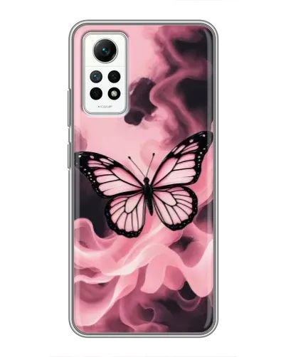 Чехол для Xiaomi Redmi Note 12 Pro (4g) с картинкой «Бабочка в дыму» Чехол для Xiaomi Redmi Note 12 Pro (4g) с картинкой «Бабочка в дыму»