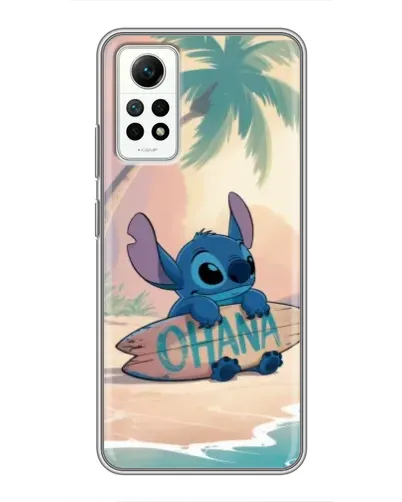 Чехол для Xiaomi Redmi Note 12 Pro (4g) с картинкой «Стич на серфе»