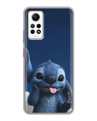 Чехол для Xiaomi Redmi Note 12 Pro (4g) с картинкой «Стич в облаках»