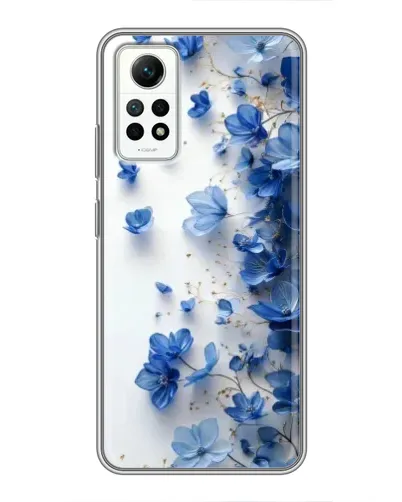 Чехол для Xiaomi Redmi Note 12 Pro (4g) с картинкой «Голубой цветочный каскад» Чехол для Xiaomi Redmi Note 12 Pro (4g) с картинкой «Голубой цветочный каскад»