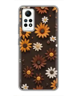 Чехол для Xiaomi Redmi Note 12 Pro (4g) с картинкой «Узор из маленьких подсолнухов» Чехол для Xiaomi Redmi Note 12 Pro (4g) с картинкой «Узор из маленьких подсолнухов»