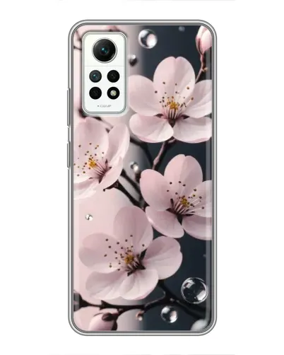Чехол для Xiaomi Redmi Note 12 Pro (4g) с картинкой «Нежная сакура и капли» Чехол для Xiaomi Redmi Note 12 Pro (4g) с картинкой «Нежная сакура и капли»