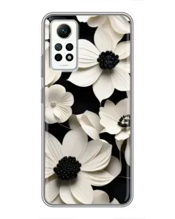 Чехол для Xiaomi Redmi Note 12 Pro (4g) с картинкой «Объемные белые цветы» Чехол для Xiaomi Redmi Note 12 Pro (4g) с картинкой «Объемные белые цветы»