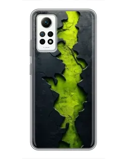 Чехол для Xiaomi Redmi Note 12 Pro (4g) с картинкой «Салатовый разлом скалы» Чехол для Xiaomi Redmi Note 12 Pro (4g) с картинкой «Салатовый разлом скалы»