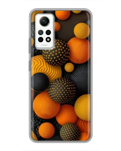 Чехол для Xiaomi Redmi Note 12 Pro (4g) с картинкой «Объемные оранжевые сферы» Чехол для Xiaomi Redmi Note 12 Pro (4g) с картинкой «Объемные оранжевые сферы»