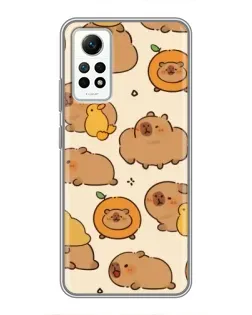 Чохол для Xiaomi Redmi Note 12 Pro (4g) з картинкою «Капібари з апельсинами» Чохол для Xiaomi Redmi Note 12 Pro (4g) з картинкою «Капібари з апельсинами»