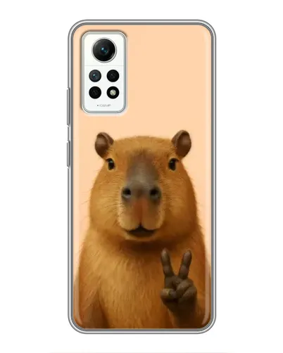 Чехол для Xiaomi Redmi Note 12 Pro (4g) с картинкой «Капибара виктория» Чехол для Xiaomi Redmi Note 12 Pro (4g) с картинкой «Капибара виктория»