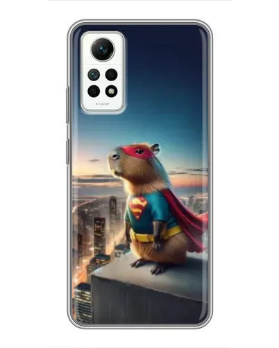Чехол для Xiaomi Redmi Note 12 Pro (4g) с картинкой «Капи-мен супергерой» Чехол для Xiaomi Redmi Note 12 Pro (4g) с картинкой «Капи-мен супергерой»